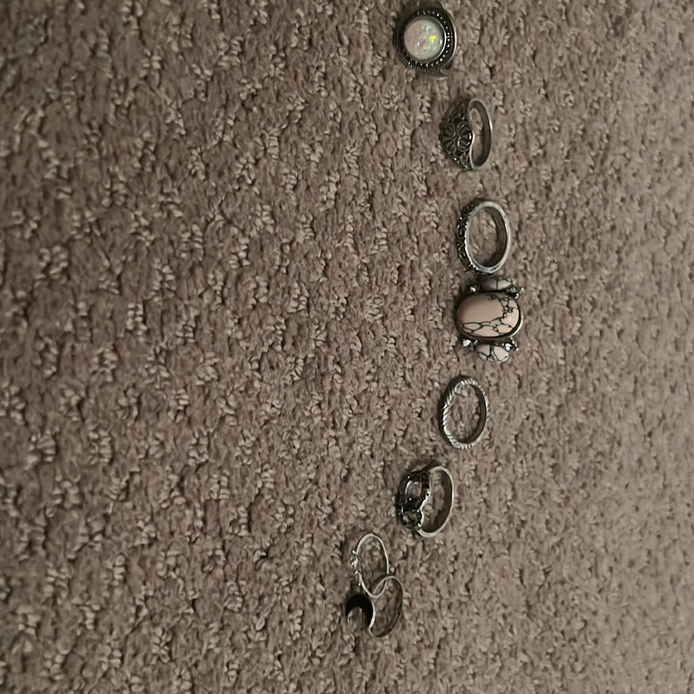 Pack of 7 rings